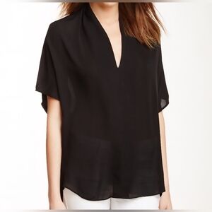 NWT Black V-Neck Blouse